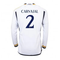 Dres Real Madrid Daniel Carvajal #2 Domáci 2023-24 Dlhy Rukáv